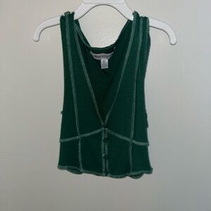 Urban Outfitters Green Knit Vest